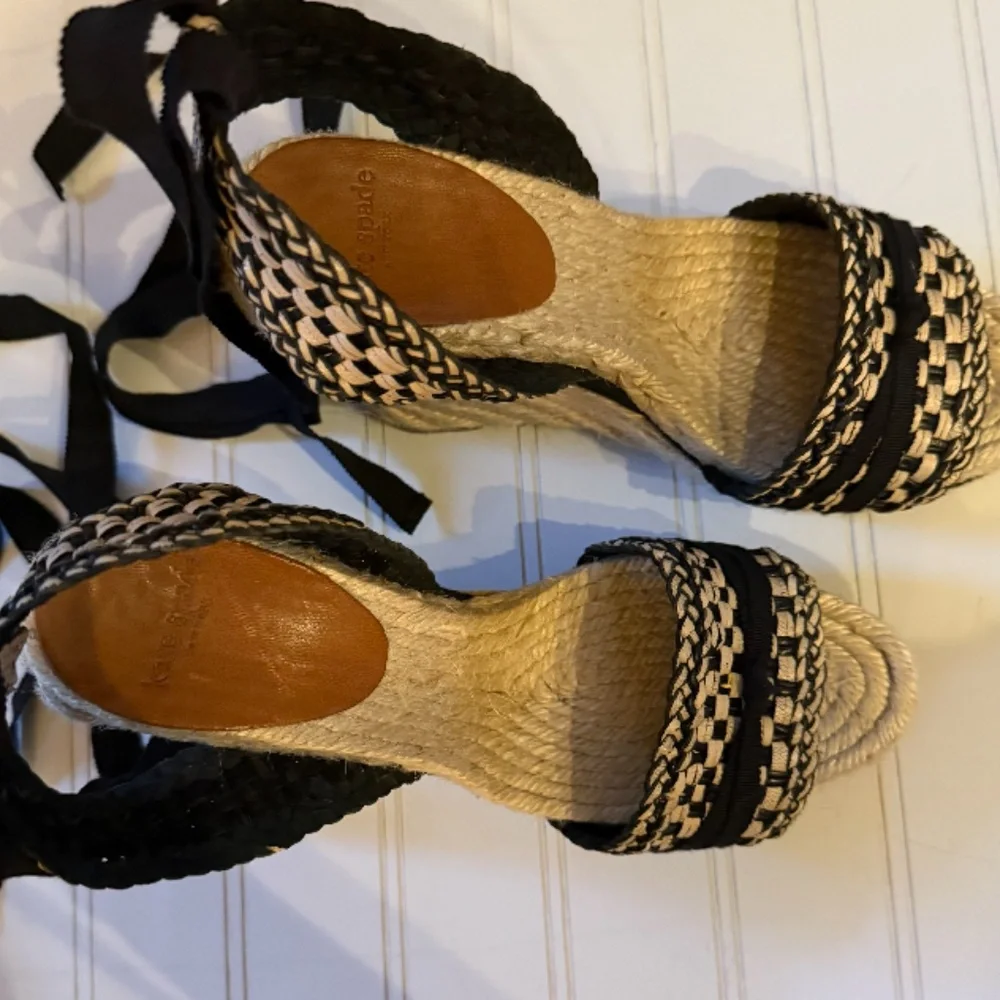 Kate Spade New York Leather Espadrilles